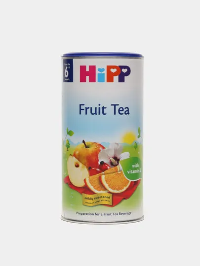 Детский фруктовый чай HIPP, 200 гр#1