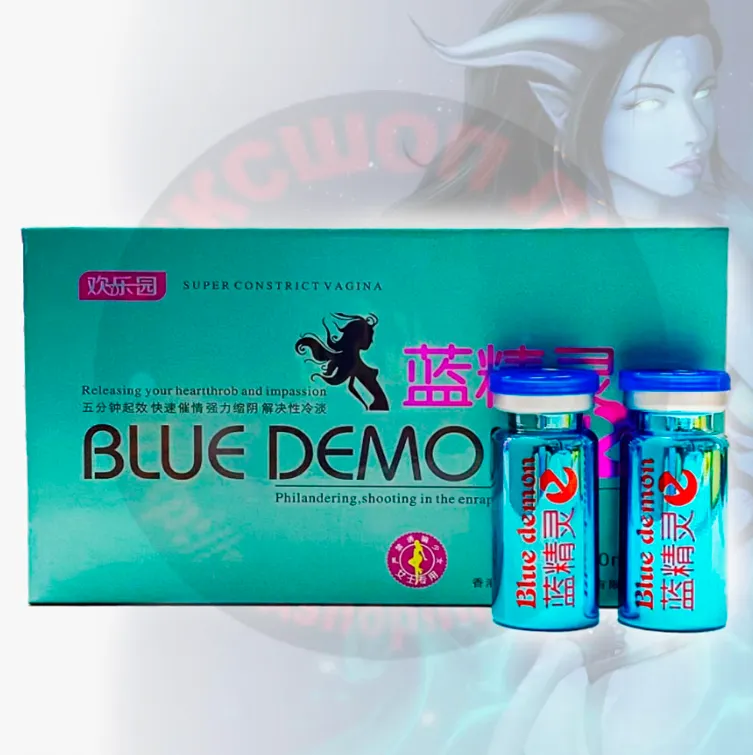Ayol stimulyatori Blue Demon, 10 ml#1