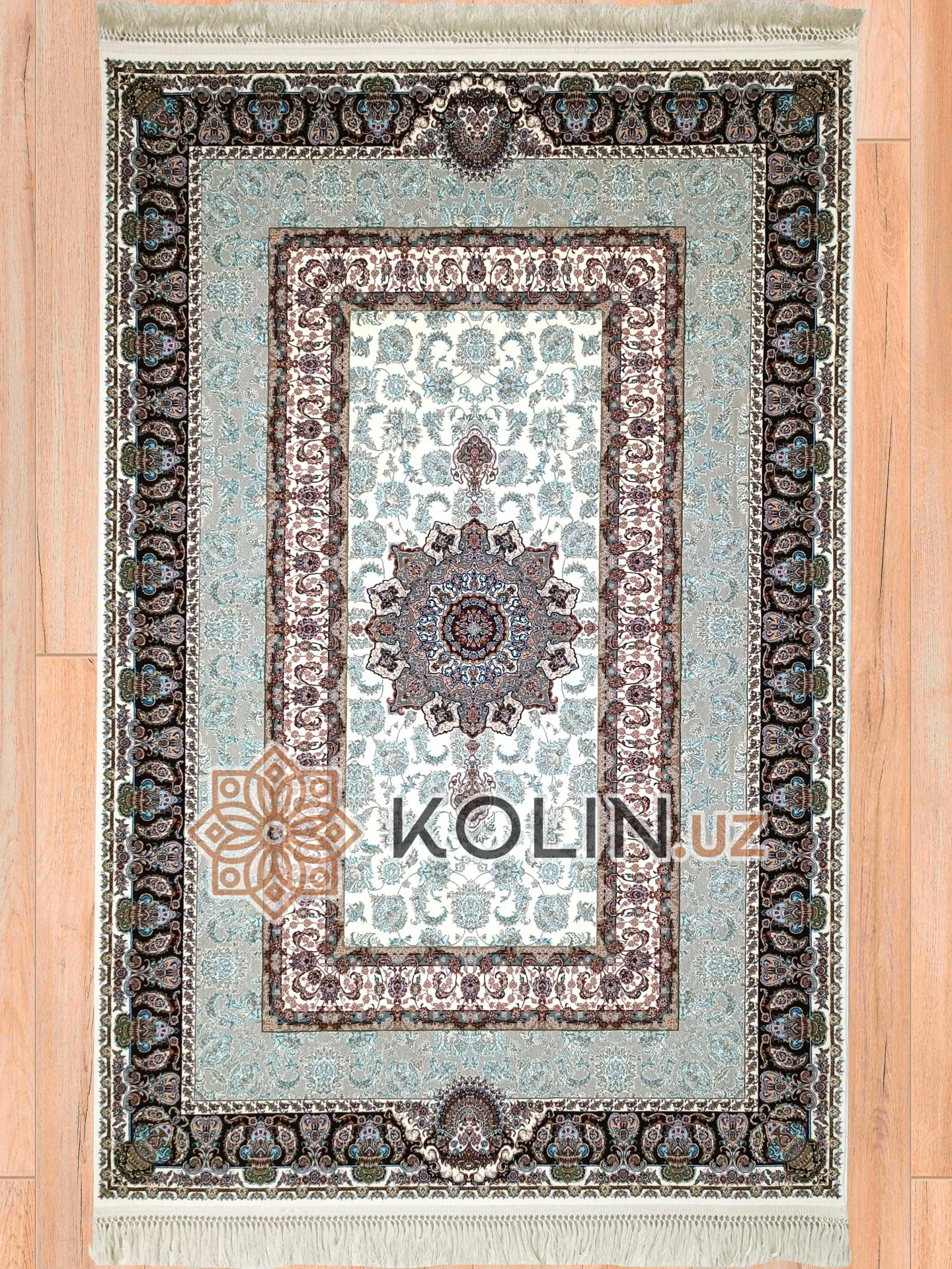 Ковры Isfahan 1264 кремовый / темно-синий#1