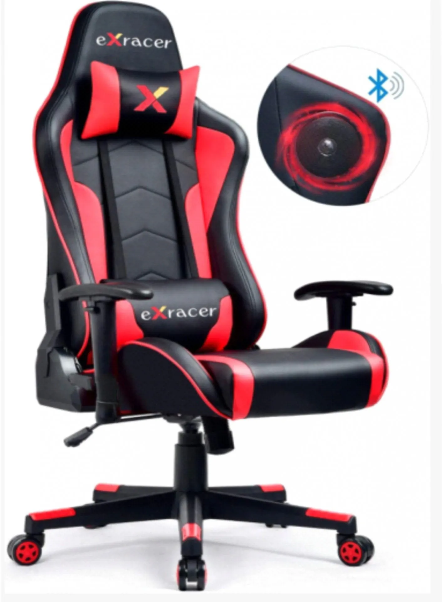 Компьютерное кресло ROSTISLAV+ черный+красный#1