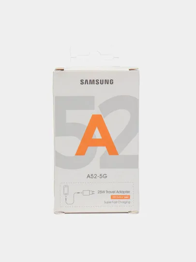 Адаптер питания  Samsung A52 Charger PD SUPER FAST Type-C, белый#1