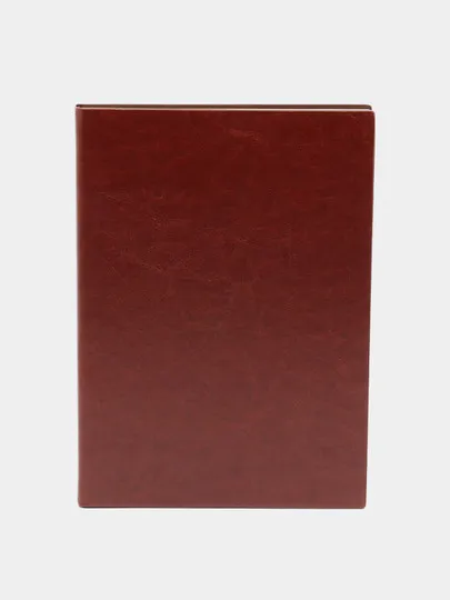 Книжка записная Deli 3306, А4ф, 100 листов, коричневая#1