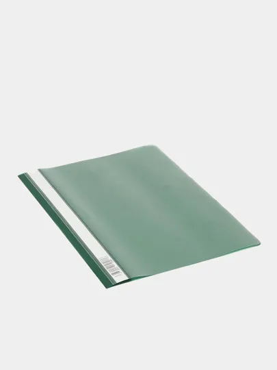 Папка-скоросшиватель пластиковая ErichKrause Fizzy Classic, A4, зеленый (в пакете по 20 ш)#1