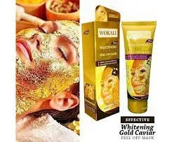 Золотая маска для лица Wokali Whitening Gold Caviar#1