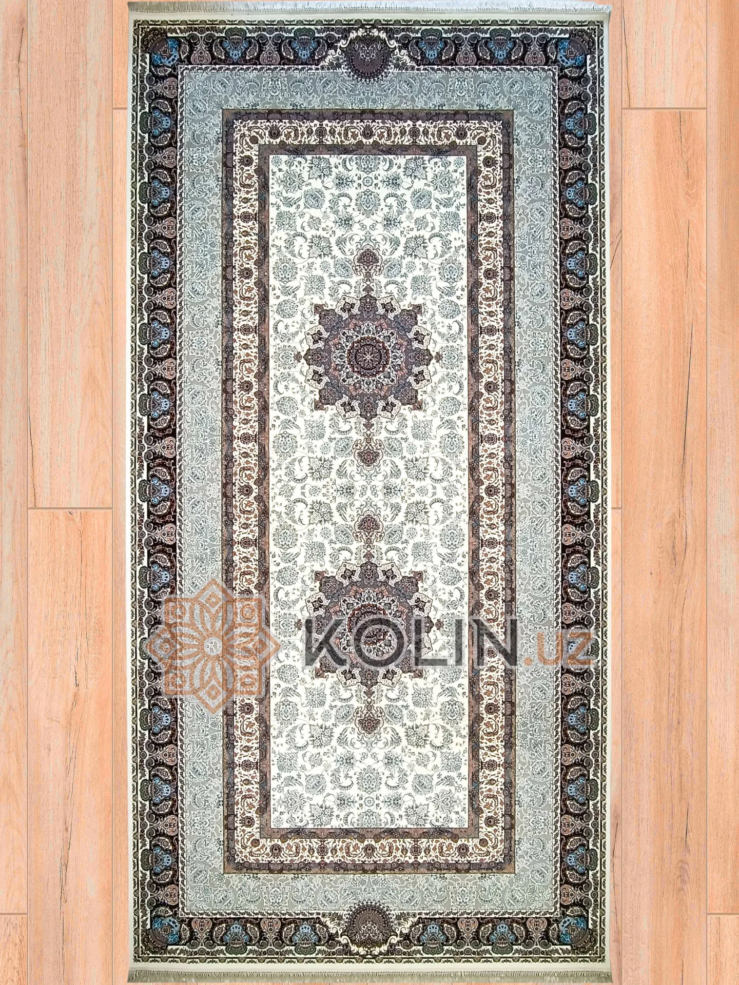 Ковер Isfahan 1264 кремовый / темно-синий#1