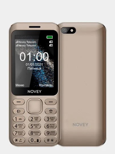 Телефон NOVEY X100 Gold#1