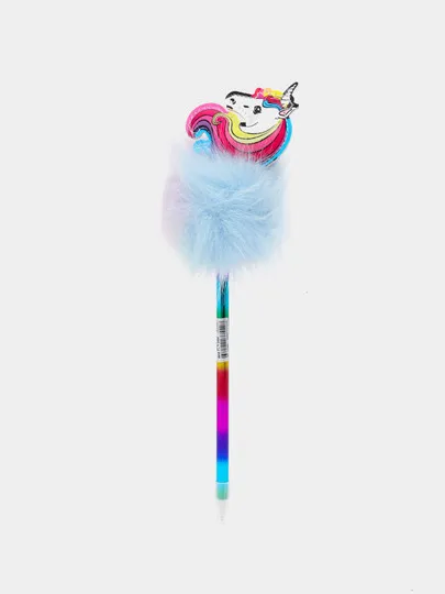 Ручка шариковая Meshu "Rainbow Unicorn", синяя, 0.7 мм#1