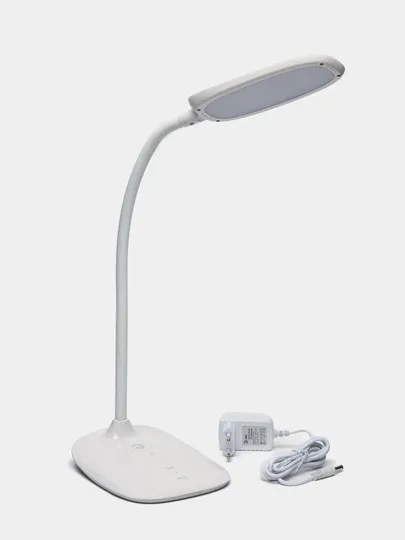 Настольный светильник ЭРА NLED-453-9W-W, регулировка яркости и цвета, белый#1