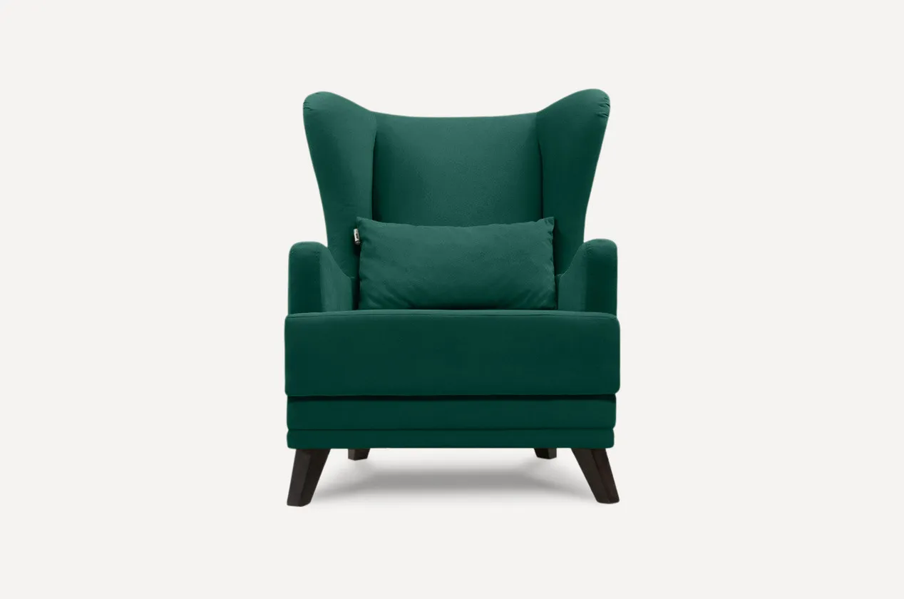 Кресло Оксфорд Velvet Emerald#1
