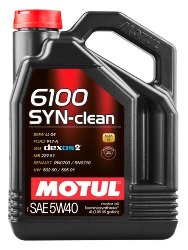 Моторное масло 6100 SYN-CLEAN+ 5W40 4L#1