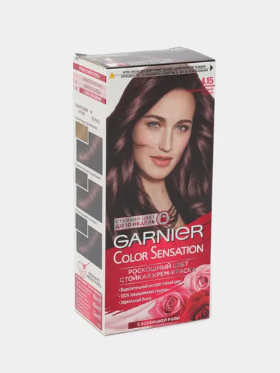Краска для волос Garnier Color sensation, тон 4.15, благородный рубин#1