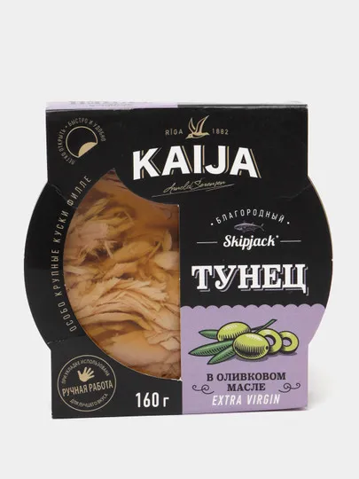 Тунец Kaija, в оливковом масле, 160 г#1