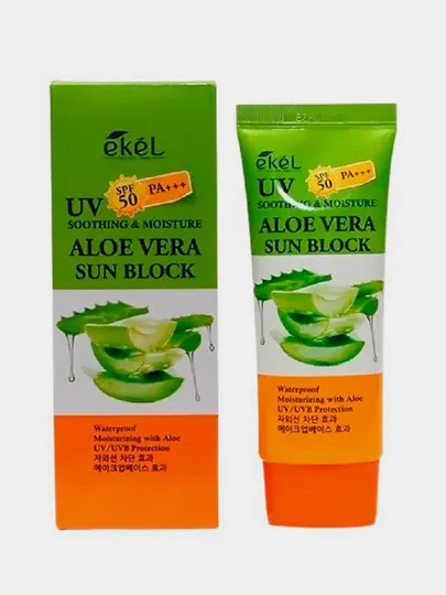 Солнцезащитный крем Ekel Aloe Vera Sun Block, 70 мл#1