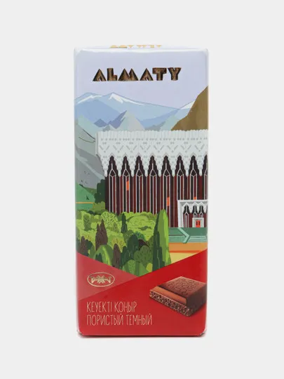 Шоколад Almaty Dark Porous, 90 г#1