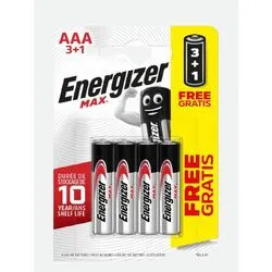 Батарейки Energizer AAA BP4 3+1 E301534500#1
