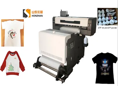 Принтер шириной 60 см и автоматическая машина для встряхивания порошка       HZ-600D#1