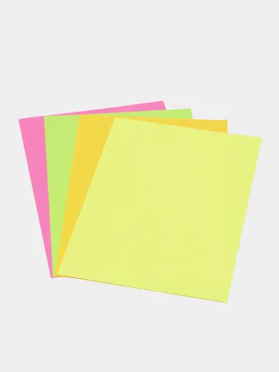 Набор бумаги цветной Hatber 28046 Радужное мороженое, 8листов, 4 цвета, А4ф#1