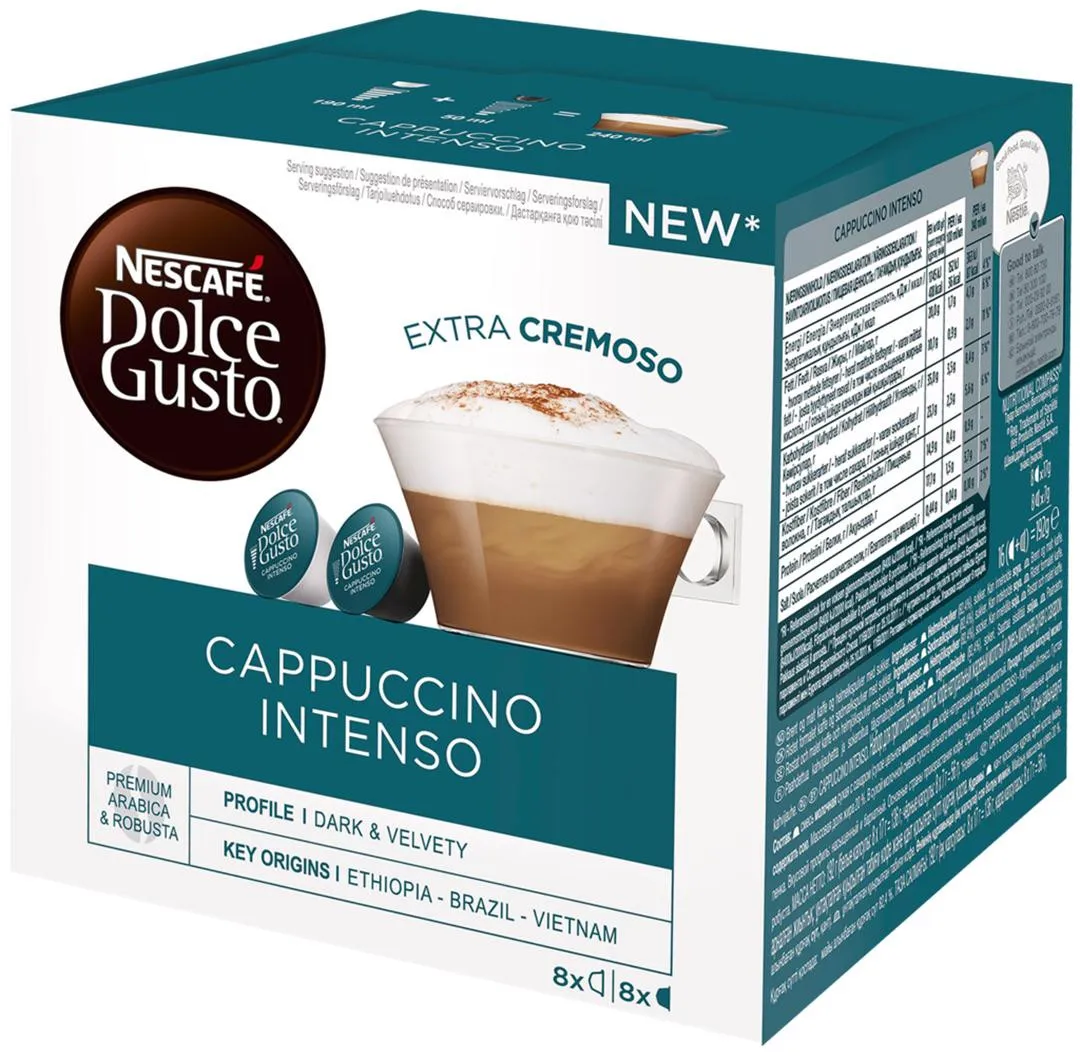 Кофе Nescafe Dolce Gusto Cappuccino Intenso в капсулах , 8 порций (16 капсул)#1