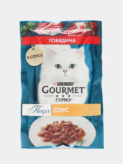 Корм для кошек Purina Gourmet Perle, Говядина 75гр#1