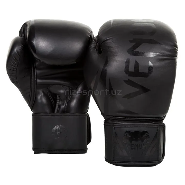 Боксерские перчатки Venum Elite Neo Black#1