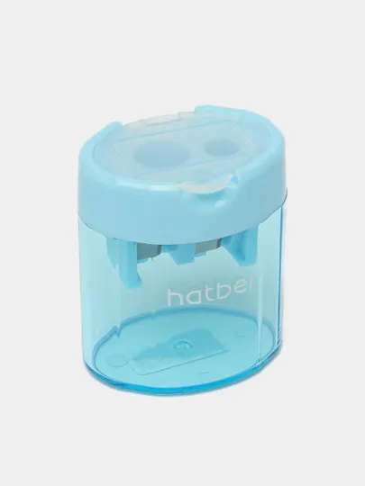Точилка Hatber NEWtone Dual, пластиковая, с контейнером, с 2-мя отверстиями#1