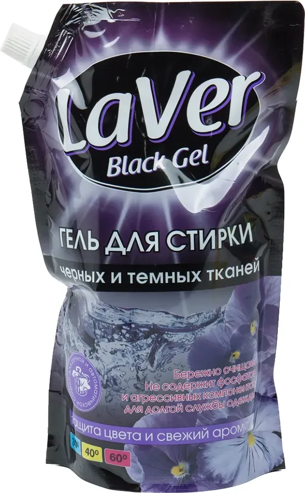 Гель для стирки LaVer Black Gel для черных и темных тканей, 1 л#1