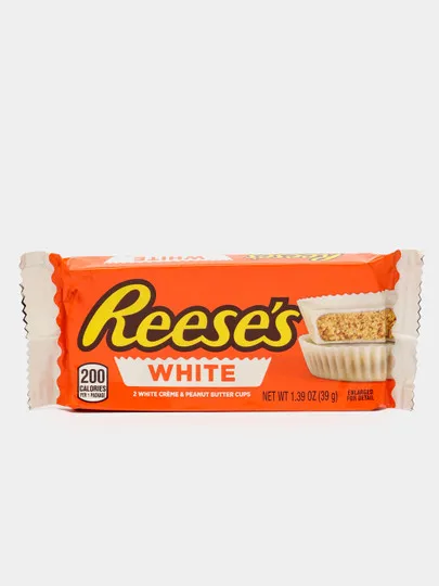 Конфеты Reese's White Peanut Butter Big Cups шоколадные, 39 гр#1