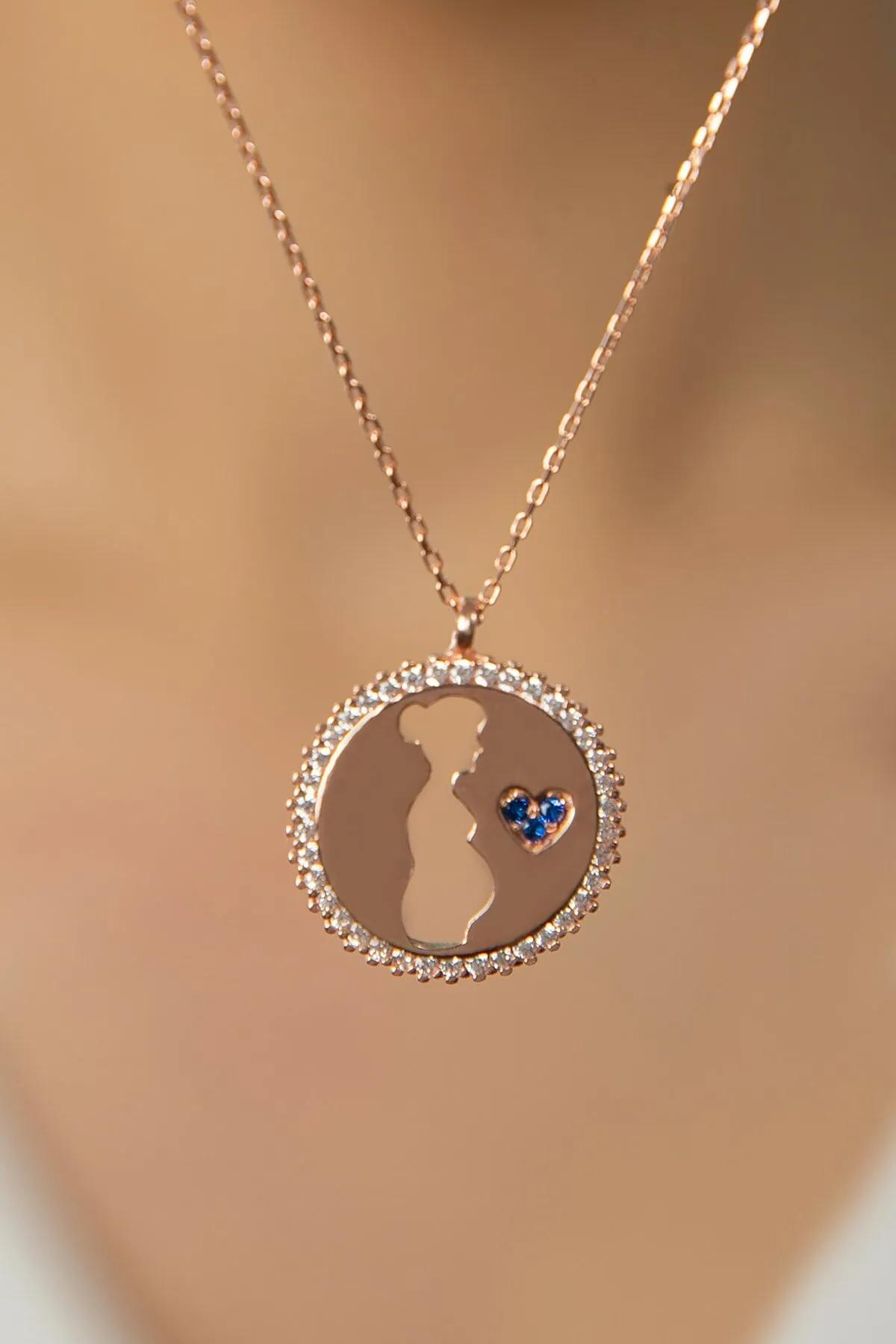 Серебряное ожерелье, модель: будущая мама larin2036 Larin Silver#1