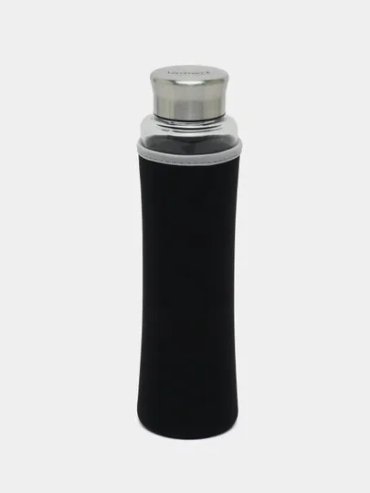 Стеклянная бутылка Lamart LT9031, черная, 550 мл#1