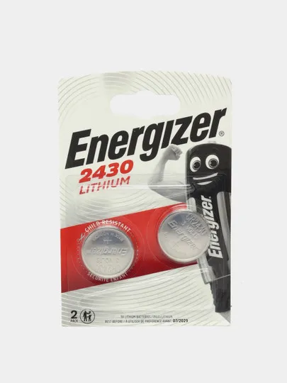 Батарейка Energizer Lithium CR2430 FSB2, 2 шт#1