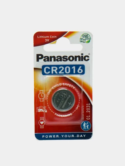 Батарейки литиевые Panasonic CR2016, 3V#1