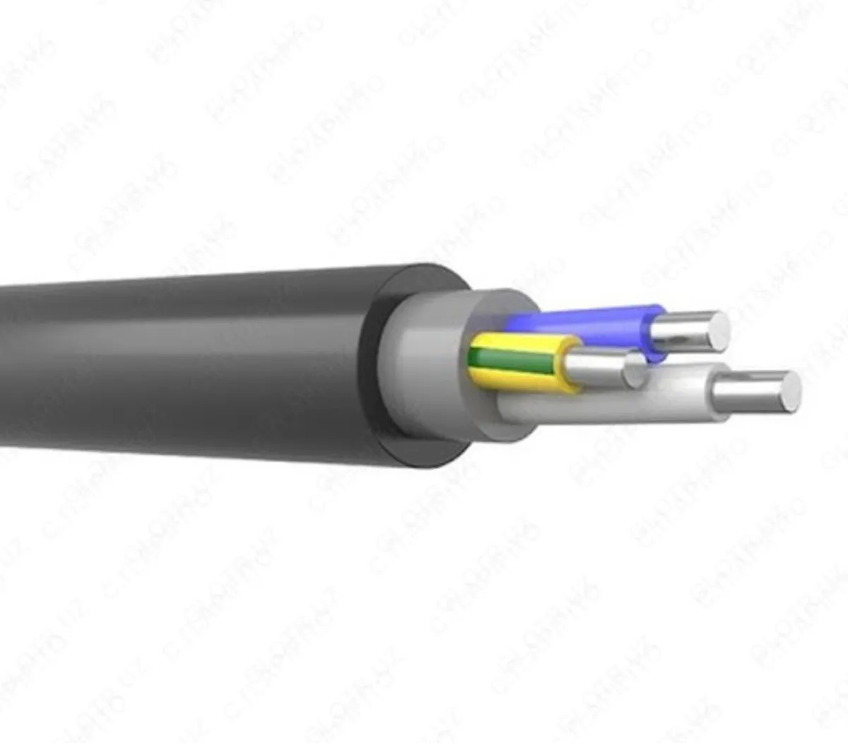 Силовой кабель АВВГ 3х2,5(ож)-1#1