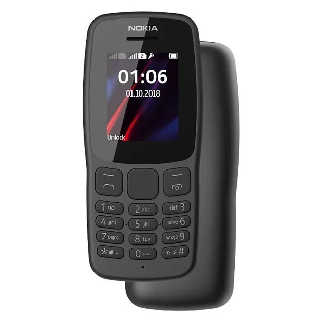 Телефон  Nokia N106 c двумя sim-картами, Серый#1