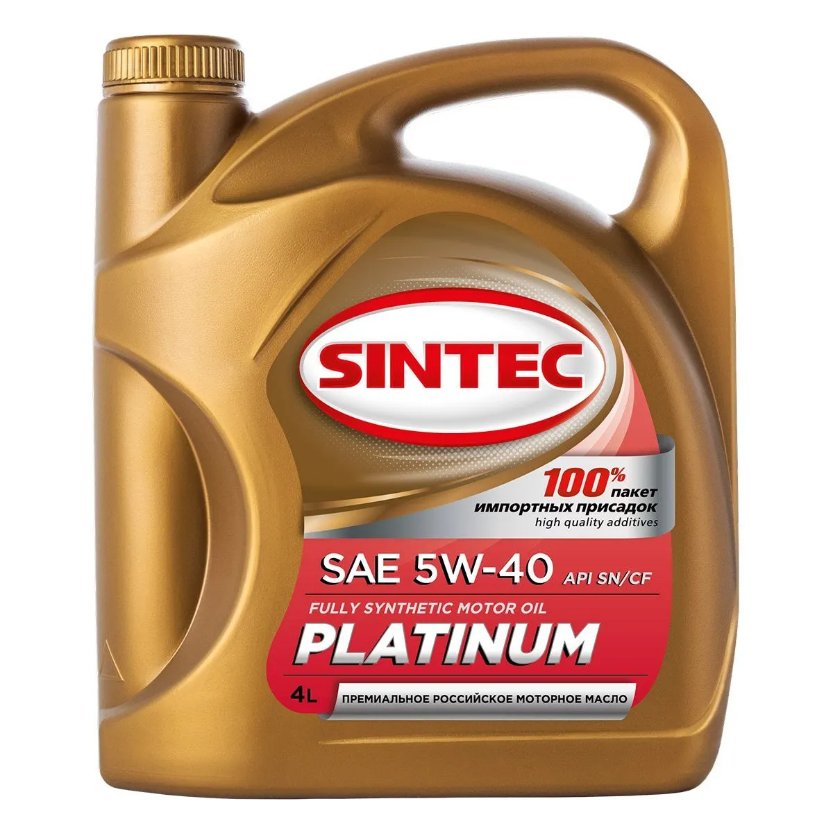 Масло синтетическое SINTEC Платинум SAE 5W30/5W40 API SN/CF  4л#1