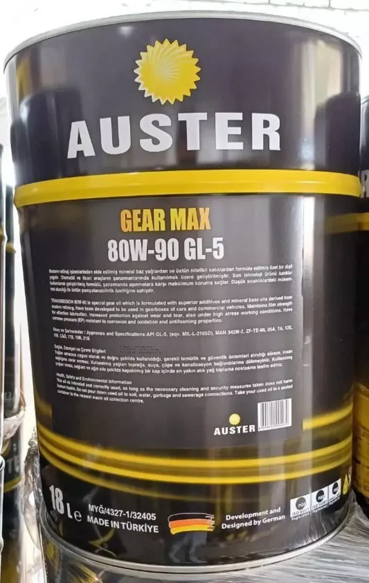 Масло трансмиссионное Auster Gear Max 80W-90 GL-5#1