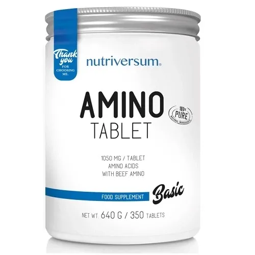 Aminokislotalar kompleksi Nutriversum Amino Tablet Aminokislotalar 300 tab#1