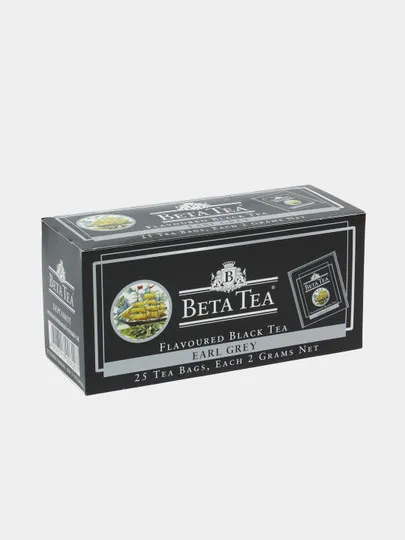 Чёрный чай Beta Tea Flavoured Earl Grey, 2 г, 25 шт#1