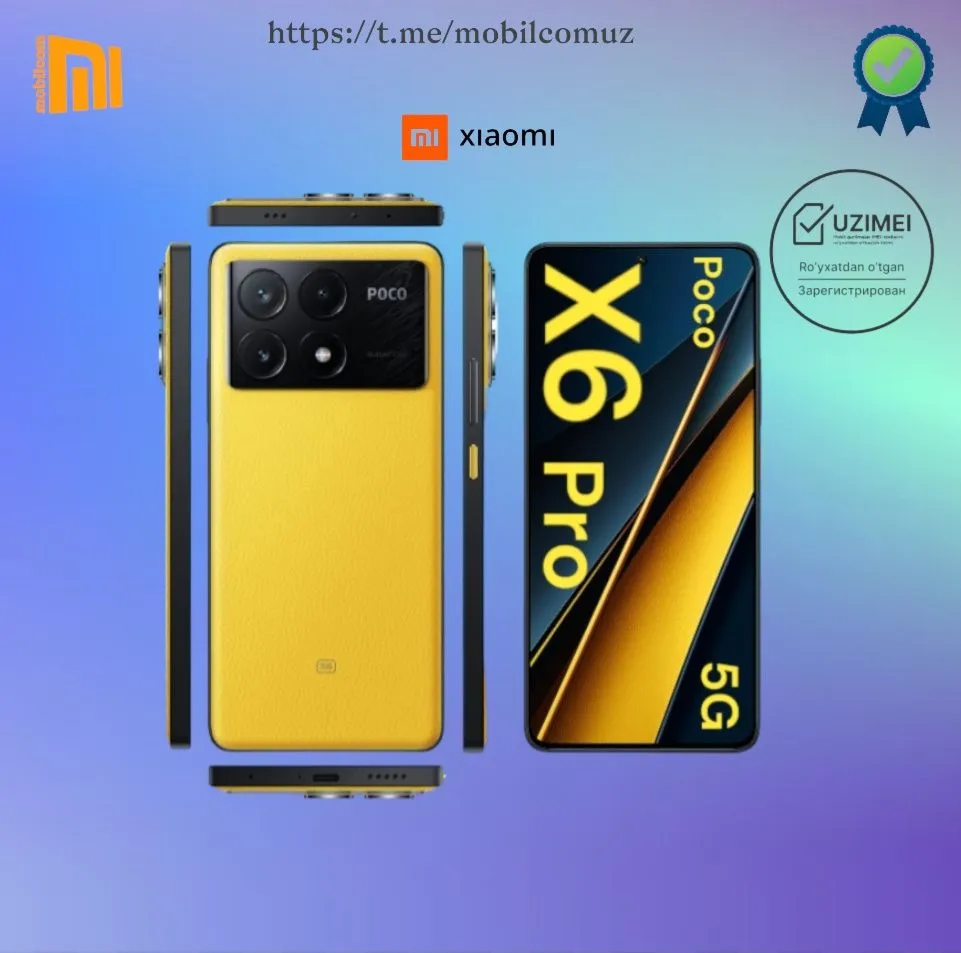 Смартфон Xiaomi POCO X6 Pro 5G 8/256GB#1