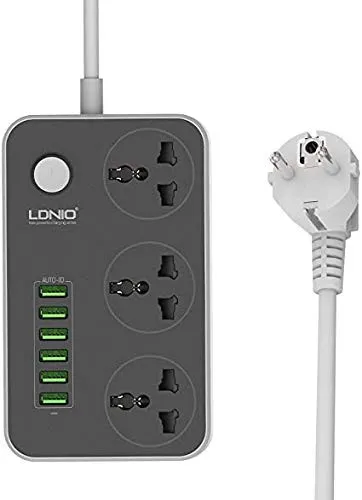 LDNIO SC3604 Universal 6 USB Auto Max 3,4 A USB Автоматическое определение зарядного устройства с антистатическими розетками#1