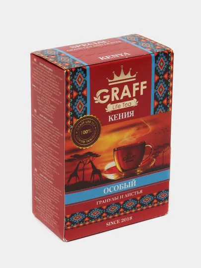 Чай чёрный гранулированный GRAF Kenya Special, 90 г#1