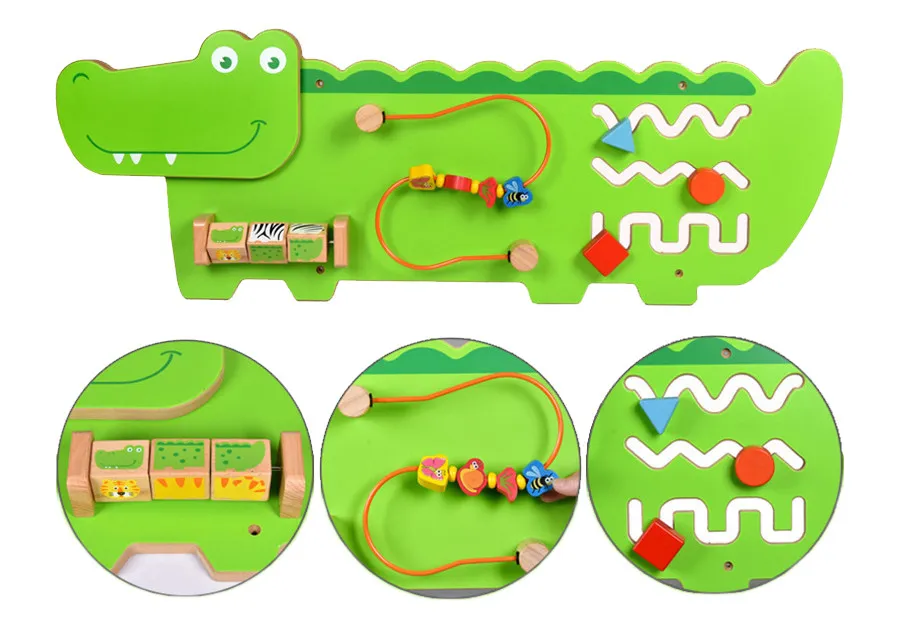 Тренажер детский Busyboard для детей (крокодил) JMB 012#1