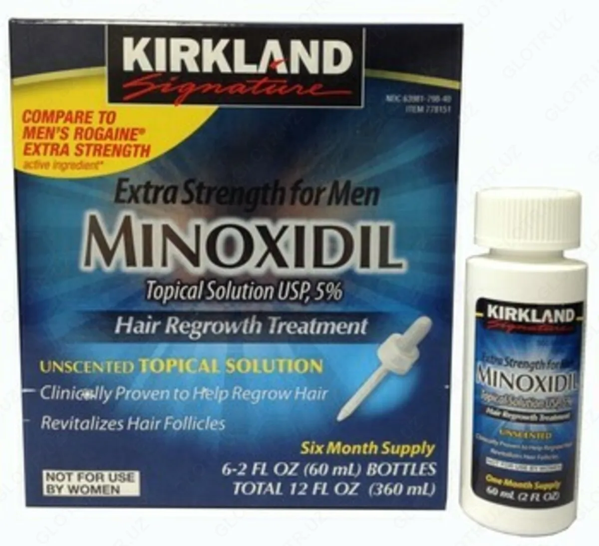 Minoxidil Kirkland 5 % - Средство для роста бороды#1