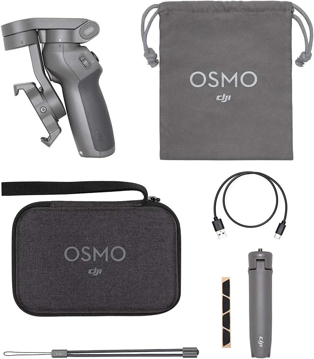DJI Osmo Mobile 3 Combo - портативный 3-осевой стабилизатор на подвесе для смартфона Vlog Youtuber Live Video для iPhone Android#1