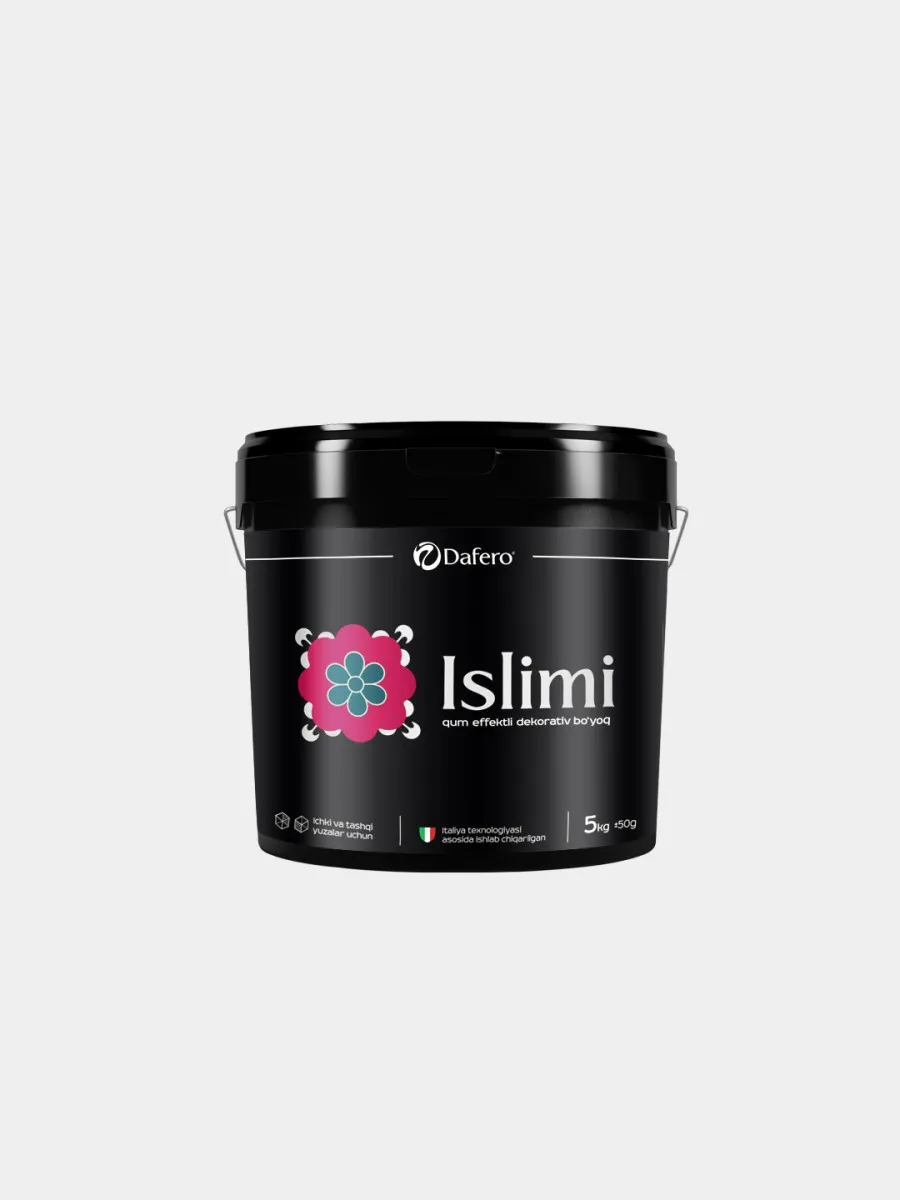 Декоративная краска Islimi с песчаным эффектом 5 кг#1