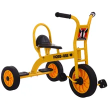 Велосипед Металлический (желтый цвет, резиновое колесо) JMV 002#1