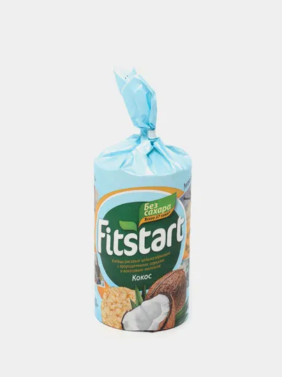 Хлебцы мультизлаковые Fitstart Рисовый кокос, 100г#1