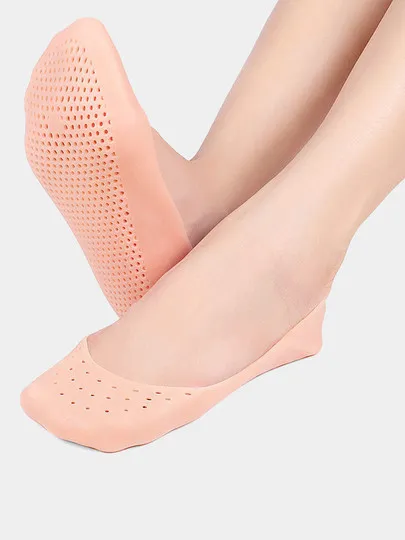 Косметические увлажняющие силиконовые носочки#1