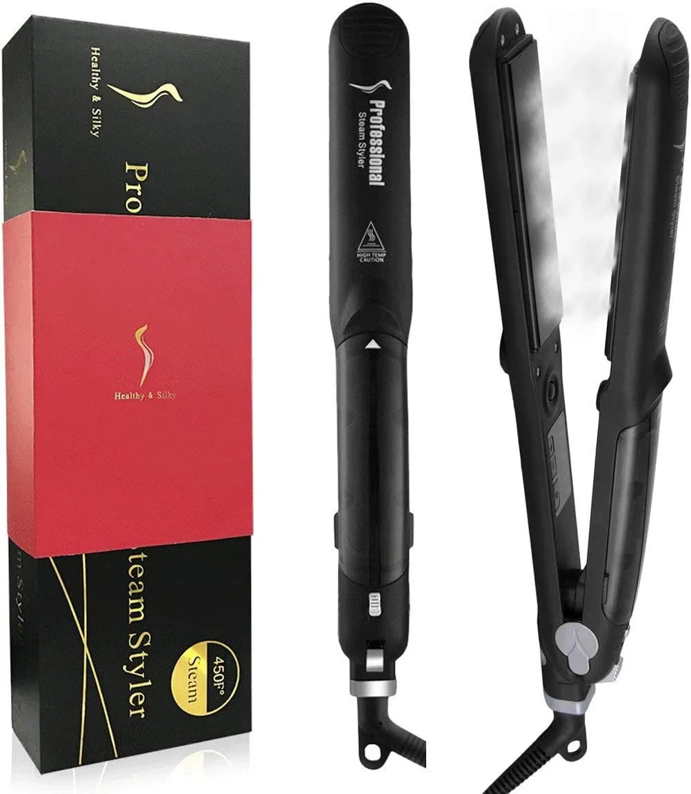 профессиональный многофункциональный керамический спрей паровой выпрямитель для волоса бигуди прикмахерская паровой стайлер 450F#1