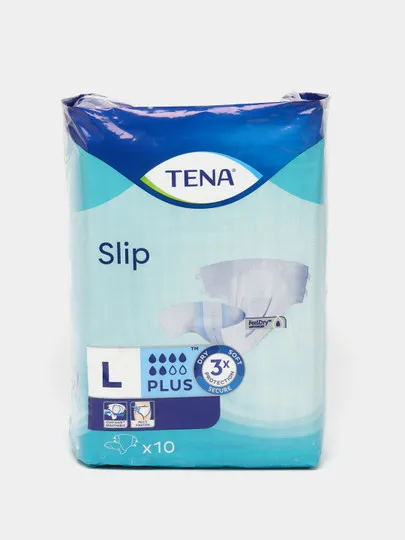 Подгузники для взрослых Tena Slip Plus Large, 100-135 см, 10 шт#1
