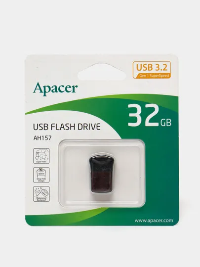 Карта памяти Apacer USB3.0 Flash Drive AH157 32GB Red RP#1
